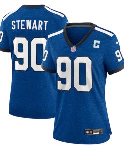 Alternative view of Grover Stewart Indianapolis Colts Nike Women's Indiana Nights Alternate Game Jersey - Royal/Royal