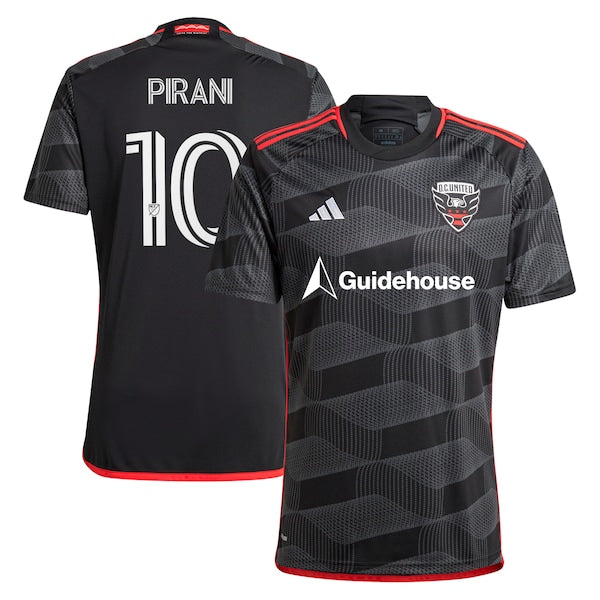 Gabriel Pirani D.C. United adidas 2024 The Icon Kit Replica Player Jersey?ยจC Black