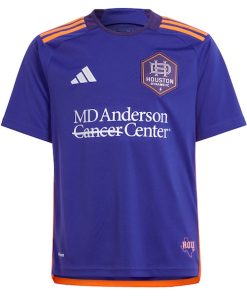 Alternative view of Houston Dynamo FC adidas Youth 2024 Still Holdin' Replica Jersey?¨C Purple