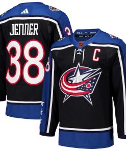Boone Jenner Columbus Blue Jackets adidas Reverse Retro 2.0 Authentic Player Jersey - Black