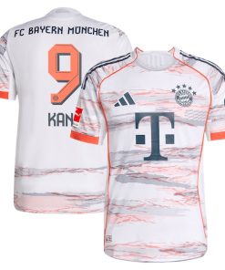 Harry Kane Bayern Munich adidas 2025/26 Away Authentic Player Jersey - White/Red