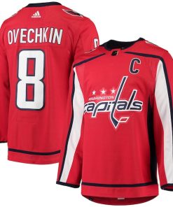 Alternative view of Alexander Ovechkin Washington Capitals adidas Home Primegreen Authentic Player Jersey - Red/Navy/White