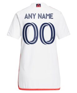 Alternative view of New England Revolution adidas Women's 2024 Defiance Replica Custom Jersey - White