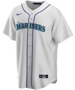 Alternative view of Seattle Mariners Nike Home Pick-A-Player Retired Roster Replica Jersey - White