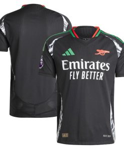 Arsenal adidas 2024/25 Away Authentic Jersey - Black