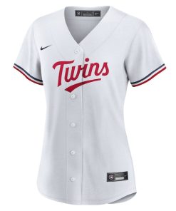 Alternative view of Minnesota Twins Nike Women's Home Replica Custom Jersey - White