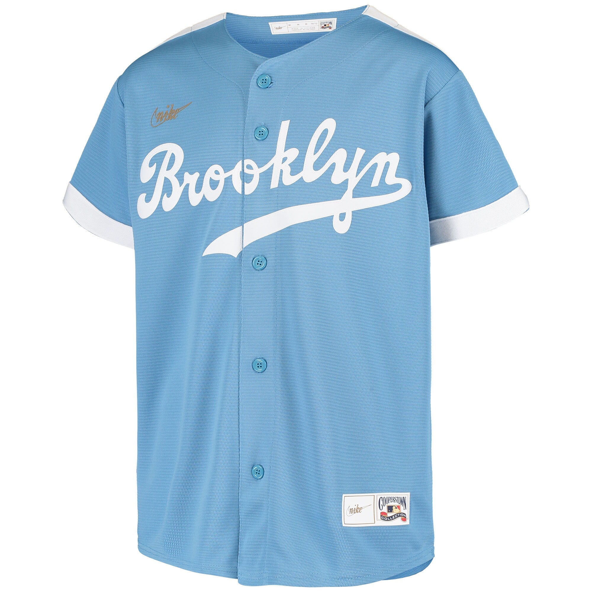Brooklyn Dodgers Nike Youth Alternate Cooperstown Collection Team Jersey - Light Blue - Image 2