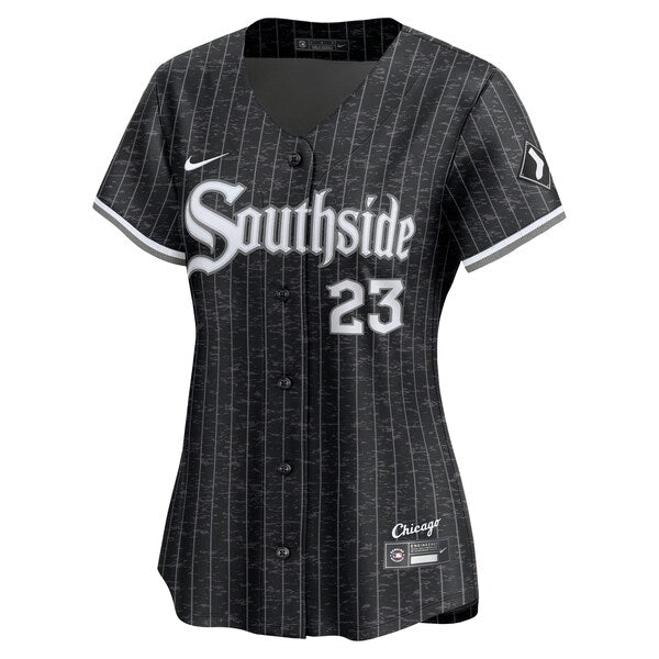 Andrew Benintendi Chicago White Sox Nike Women's 2025 City Connect Limited Jersey - Black - Image 2