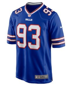 Alternative view of DeShawn Williams Buffalo Bills Nike  Game Jersey -  Royal