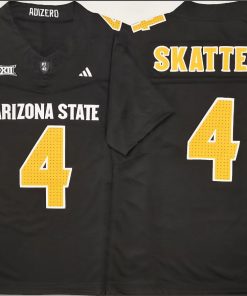 Cam Skattebo NCAA Arizona State Sun Devils Adidas Vapor Limited Jersey