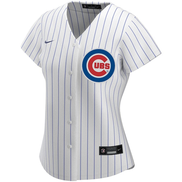 Chicago Cubs Nike Women's Home Replica Custom Jersey - White - Image 2