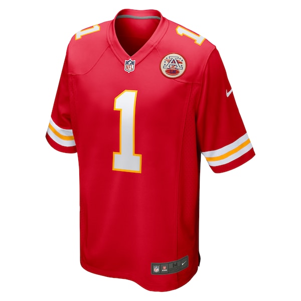 Xavier Worthy Kansas City Chiefs Nike 2024 NFL Draft First Round Pick Player Youth Game Jersey - Red - Image 3