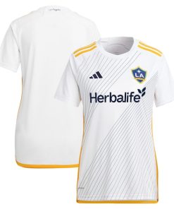 LA Galaxy adidas Women's 2024 Angeleno Kit Replica Jersey  - White