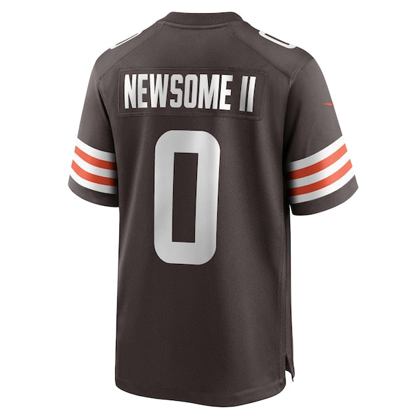 Greg Newsome II Cleveland Browns Nike Team Game Jersey - Brown - Image 3