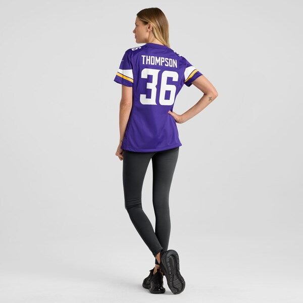 NaJee Thompson Minnesota Vikings Nike Women's Game Jersey - Purple - Image 3