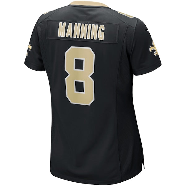 Archie Manning New Orleans Saints Nike Women's Game Retired Player Jersey - Black - Image 3