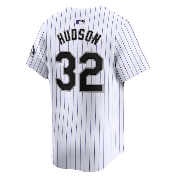 Dakota Hudson Colorado Rockies Nike Home Limited Player Jersey - White - Image 3