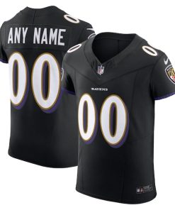 Baltimore Ravens Nike Vapor F.U.S.E. Elite Custom Jersey - Black