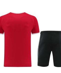 Alternative view of Adidas Short Sleeve Training Jersey Set - AD07- Red/ black