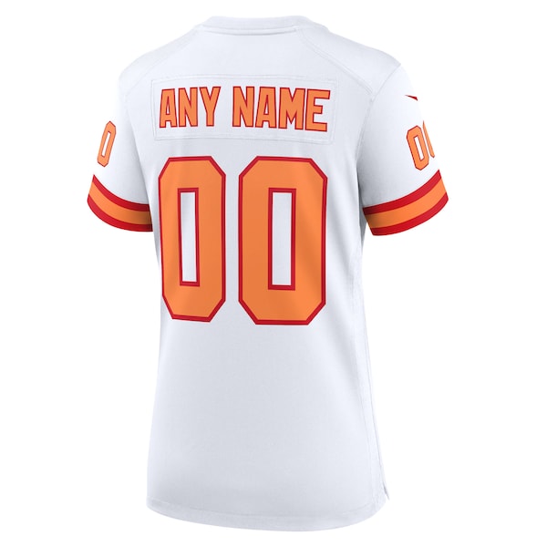 '76 Tampa Bay Buccaneers Nike Women's 50th Season Alternate Custom Game Jersey - White/Red - Image 4