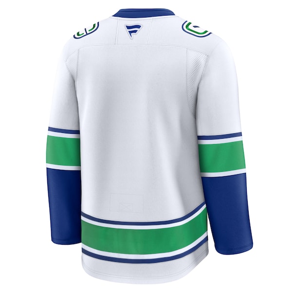 Vancouver Canucks Away Premium Jersey - White/Blue/Black - Image 4