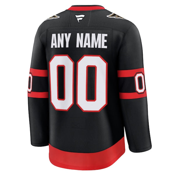 Ottawa Senators Home Premium Custom Jersey - Black/White - Image 3