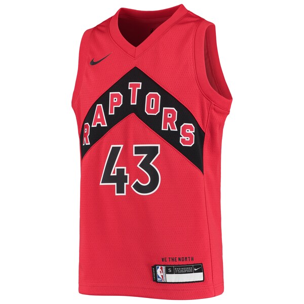 Pascal Siakam Toronto Raptors Nike Youth Swingman Jersey - Icon Edition - Red/White - Image 3