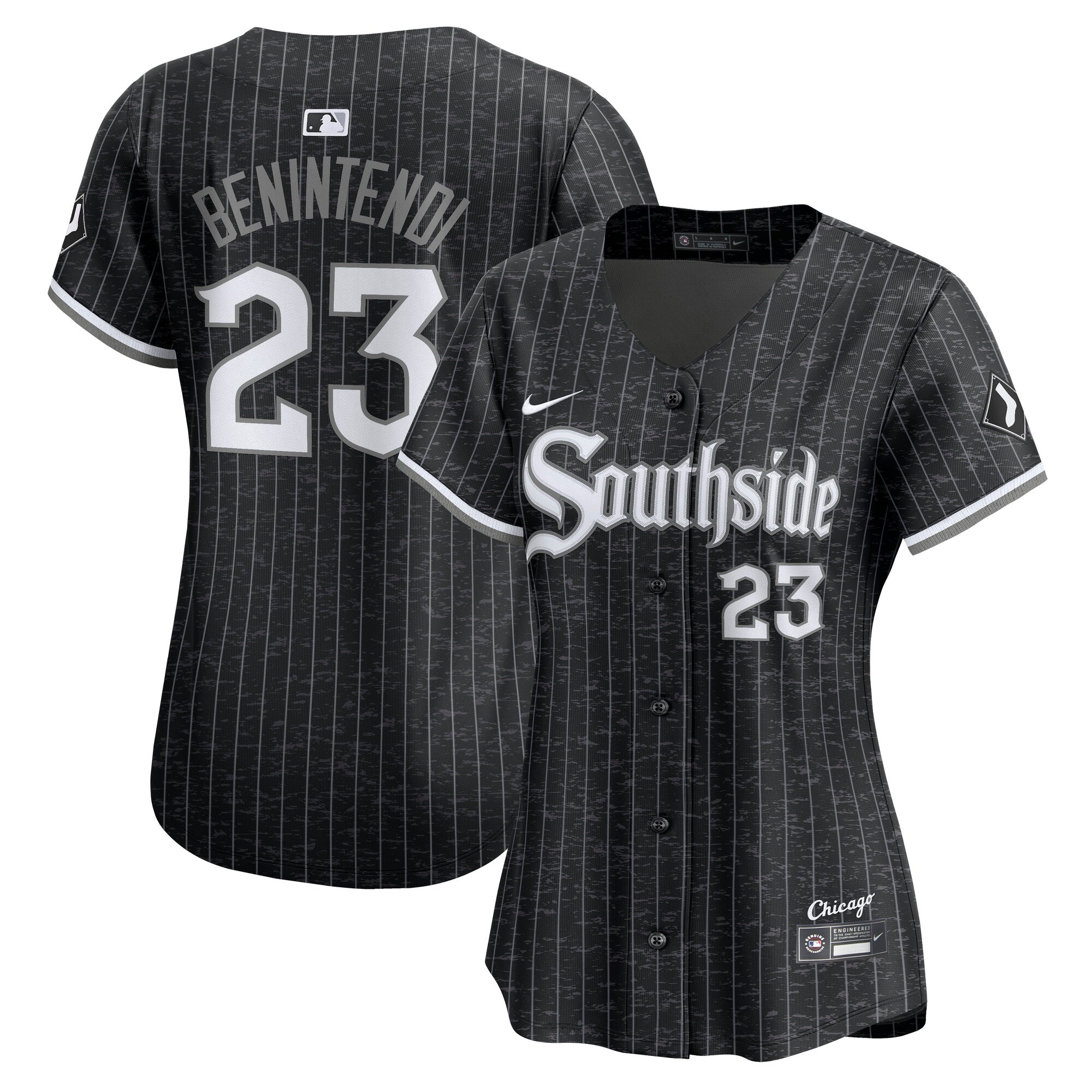 Andrew Benintendi Chicago White Sox Nike Women's 2025 City Connect Limited Player Jersey - Red/Black/Black - Image 6