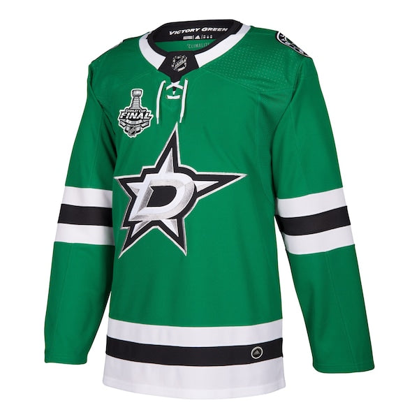 Dallas Stars adidas 2020 Stanley Cup Final Bound Authentic Patch Jersey - Kelly Green - Image 2