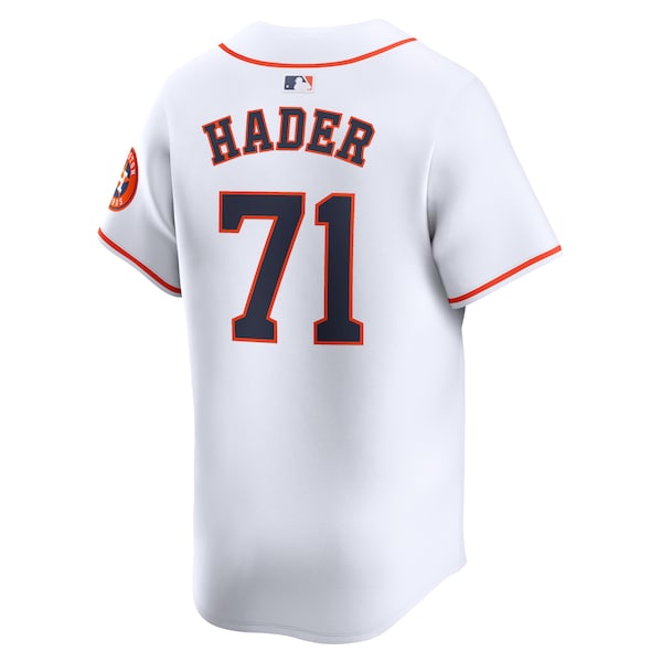 Josh Hader Houston Astros Nike Home Limited Player Jersey - White - Image 3