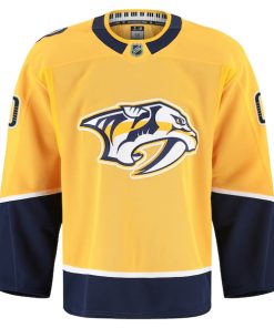 Alternative view of Nashville Predators  Home Authentic Pro Custom Jersey - Gold