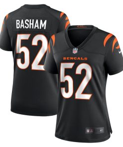 Tarell Basham Cincinnati Bengals Nike Women's Team Game Jersey - Black