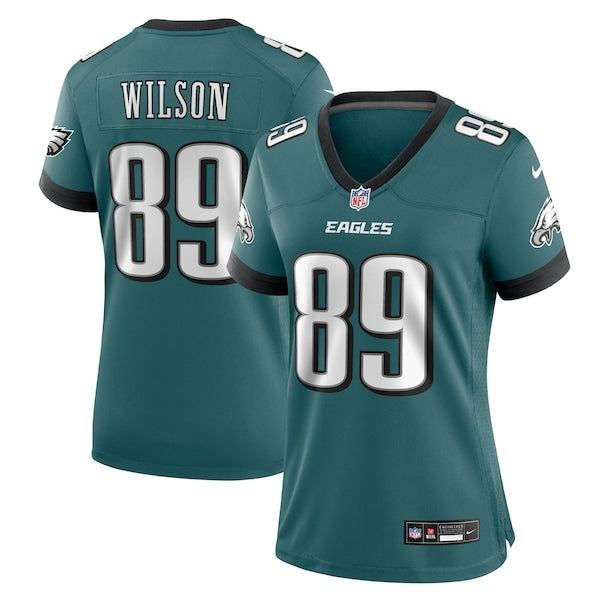 Johnny Wilson Philadelphia Eagles Nike Women's Team Game Jersey - Midnight Green - Image 2