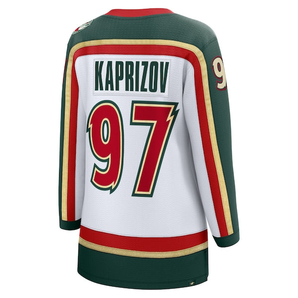 Kirill Kaprizov Minnesota Wild Women's 25th Anniversary Breakaway Player Jersey - White - Image 3