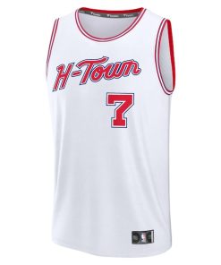 Alternative view of Kevin Durant Houston Rockets  2025/26 City Edition Fast Break Jersey - White