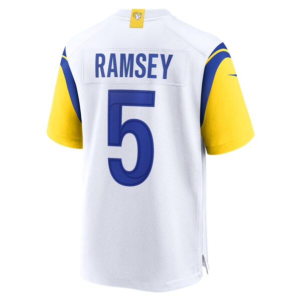 Jalen Ramsey Los Angeles Rams Nike Alternate Game Jersey - White - Image 3