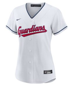 Alternative view of Jose Ramirez Cleveland Guardians Nike Women's Home Replica Player Jersey - White