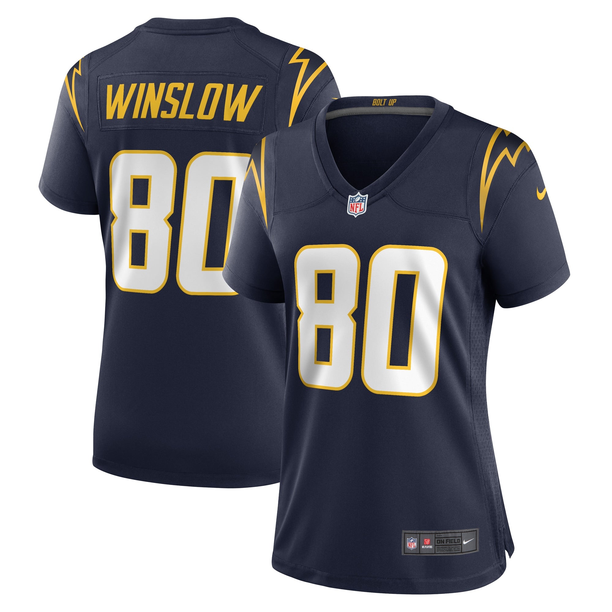 Kellen Winslow Los Angeles Chargers Nike Women's Game Retired Player Jersey - Powder Blue/Navy - Image 6