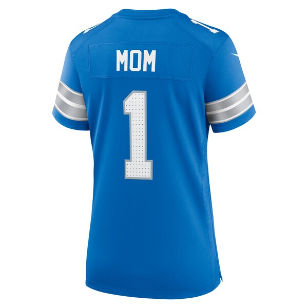 Number 1 Mom Detroit Lions Nike Game Jersey - Blue - Image 3