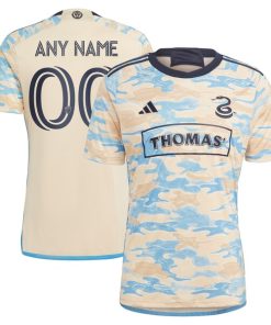 Philadelphia Union adidas 2024 For Philly Replica Custom Jersey - Tan