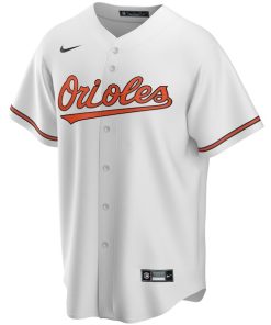 Alternative view of Baltimore Orioles Nike Home Pick-A-Player Retired Roster Replica Jersey - White