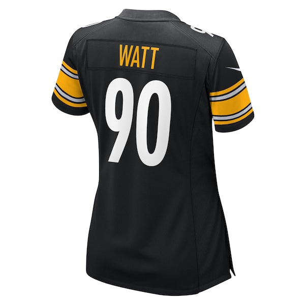 T.J. Watt Pittsburgh Steelers Nike Women's Game Jersey - Black - Image 3