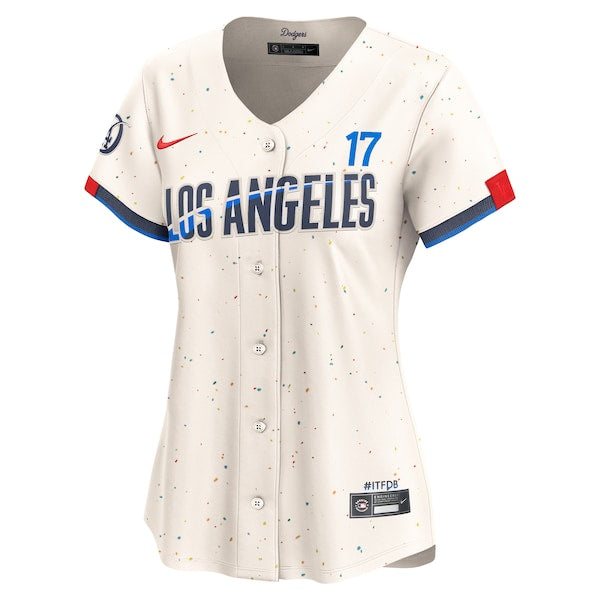 Shohei Ohtani Los Angeles Dodgers Nike Women's 2024 City Connect Limited Player Jersey - Cream - Image 2