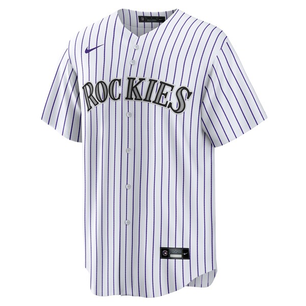 Tyler Freeman Colorado Rockies Nike Home Replica Jersey - White - Image 2