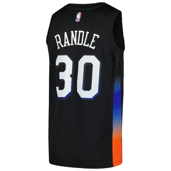 Julius Randle New York Knicks Nike Swingman Player Jersey - City Edition - Black - Image 3