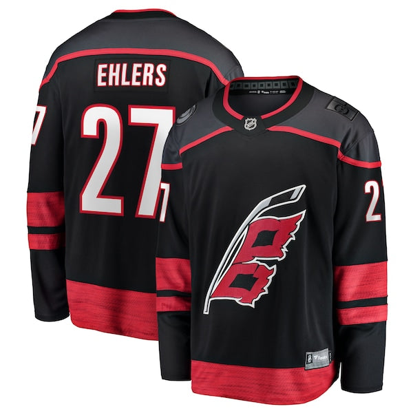 Nikolaj Ehlers Carolina Hurricanes Home Breakaway Jersey - Black