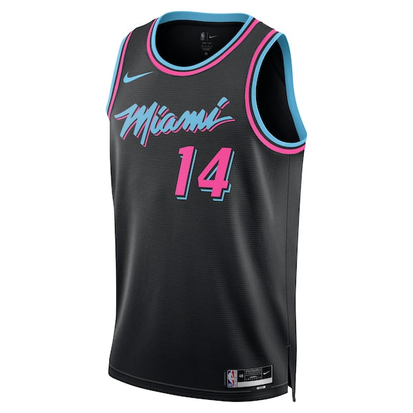 Tyler Herro Miami Heat Nike Unisex 2025/26 Swingman Jersey - Black - City Edition - Image 2