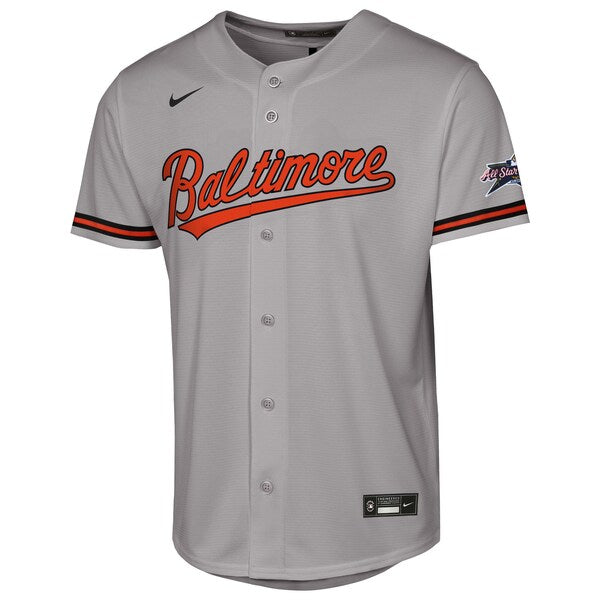 Baltimore Orioles Nike Youth 2025 MLB All-Star Game Road Replica Jersey - Gray - Image 2