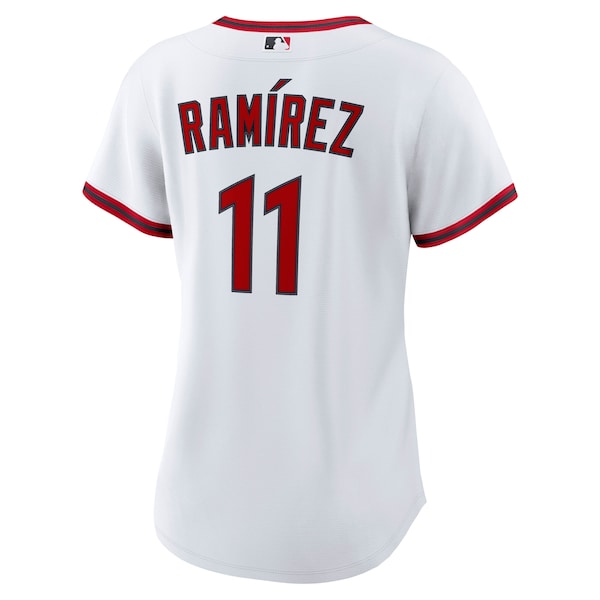 Jose Ramirez Cleveland Guardians Nike Women's Home Replica 2.0 Player Jersey - White - Image 3