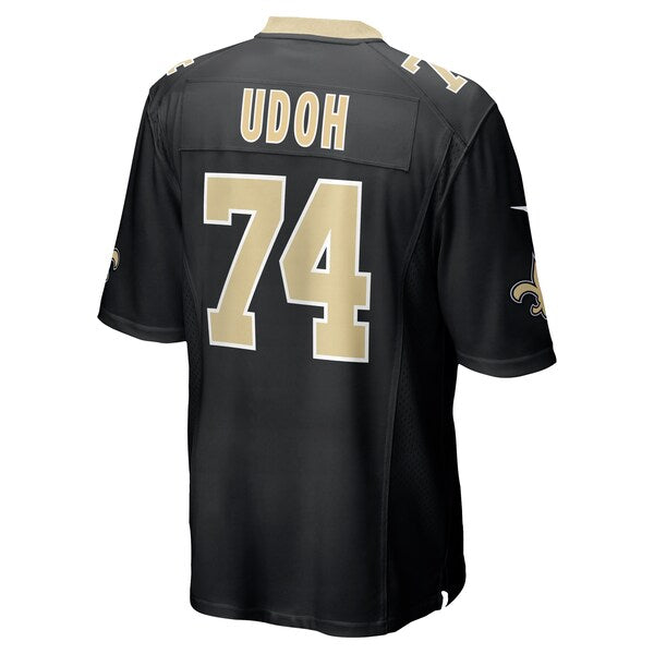 Olisaemeka Udoh New Orleans Saints Nike Game Jersey - Black - Image 3